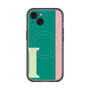 スリムプロテクションプレミアムケース with MagSafe［ オリジナル - initial color line - I green ］