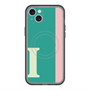 スリムプロテクションプレミアムケース with MagSafe［ オリジナル - initial color line - I green ］