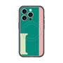 スリムプロテクションプレミアムケース with MagSafe［ オリジナル - initial color line - I green ］