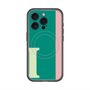 スリムプロテクションプレミアムケース with MagSafe［ オリジナル - initial color line - I green ］