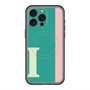 スリムプロテクションプレミアムケース with MagSafe［ オリジナル - initial color line - I green ］