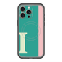 スリムプロテクションプレミアムケース with MagSafe［ オリジナル - initial color line - I green ］