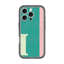 スリムプロテクションプレミアムケース with MagSafe［ オリジナル - initial color line - I green ］