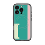 スリムプロテクションプレミアムケース with MagSafe［ オリジナル - initial color line - I green ］