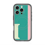 スリムプロテクションプレミアムケース with MagSafe［ オリジナル - initial color line - I green ］