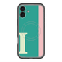 スリムプロテクションプレミアムケース with MagSafe［ オリジナル - initial color line - I green ］