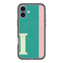 スリムプロテクションプレミアムケース with MagSafe［ オリジナル - initial color line - I green ］