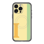 スリムプロテクションプレミアムケース with MagSafe［ オリジナル - initial color line - I yellow ］
