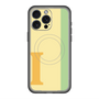 スリムプロテクションプレミアムケース with MagSafe［ オリジナル - initial color line - I yellow ］