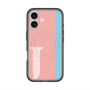 スリムプロテクションプレミアムケース with MagSafe［ オリジナル - initial color line - J pink ］
