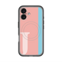 スリムプロテクションプレミアムケース with MagSafe［ オリジナル - initial color line - J pink ］