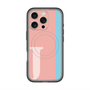 スリムプロテクションプレミアムケース with MagSafe［ オリジナル - initial color line - J pink ］