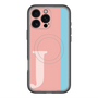 スリムプロテクションプレミアムケース with MagSafe［ オリジナル - initial color line - J pink ］