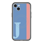 スリムプロテクションプレミアムケース with MagSafe［ オリジナル - initial color line - J blue ］