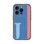スリムプロテクションプレミアムケース with MagSafe［ オリジナル - initial color line - J blue ］
