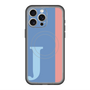 スリムプロテクションプレミアムケース with MagSafe［ オリジナル - initial color line - J blue ］