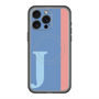 スリムプロテクションプレミアムケース with MagSafe［ オリジナル - initial color line - J blue ］