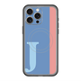 スリムプロテクションプレミアムケース with MagSafe［ オリジナル - initial color line - J blue ］