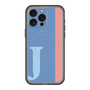 スリムプロテクションプレミアムケース with MagSafe［ オリジナル - initial color line - J blue ］