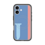 スリムプロテクションプレミアムケース with MagSafe［ オリジナル - initial color line - J blue ］