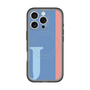 スリムプロテクションプレミアムケース with MagSafe［ オリジナル - initial color line - J blue ］