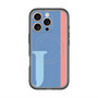 スリムプロテクションプレミアムケース with MagSafe［ オリジナル - initial color line - J blue ］