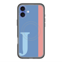スリムプロテクションプレミアムケース with MagSafe［ オリジナル - initial color line - J blue ］