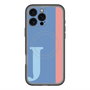 スリムプロテクションプレミアムケース with MagSafe［ オリジナル - initial color line - J blue ］