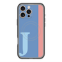 スリムプロテクションプレミアムケース with MagSafe［ オリジナル - initial color line - J blue ］