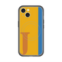スリムプロテクションプレミアムケース with MagSafe［ オリジナル - initial color line - J orange ］