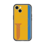 スリムプロテクションプレミアムケース with MagSafe［ オリジナル - initial color line - J orange ］