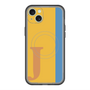 スリムプロテクションプレミアムケース with MagSafe［ オリジナル - initial color line - J orange ］