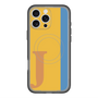 スリムプロテクションプレミアムケース with MagSafe［ オリジナル - initial color line - J orange ］