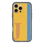 スリムプロテクションプレミアムケース with MagSafe［ オリジナル - initial color line - J orange ］