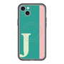 スリムプロテクションプレミアムケース with MagSafe［ オリジナル - initial color line - J green ］
