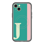 スリムプロテクションプレミアムケース with MagSafe［ オリジナル - initial color line - J green ］