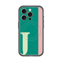 スリムプロテクションプレミアムケース with MagSafe［ オリジナル - initial color line - J green ］
