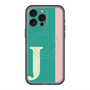 スリムプロテクションプレミアムケース with MagSafe［ オリジナル - initial color line - J green ］