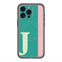 スリムプロテクションプレミアムケース with MagSafe［ オリジナル - initial color line - J green ］
