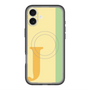 スリムプロテクションプレミアムケース with MagSafe［ オリジナル - initial color line - J yellow ］
