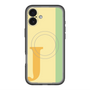 スリムプロテクションプレミアムケース with MagSafe［ オリジナル - initial color line - J yellow ］