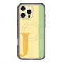 スリムプロテクションプレミアムケース with MagSafe［ オリジナル - initial color line - J yellow ］