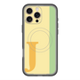 スリムプロテクションプレミアムケース with MagSafe［ オリジナル - initial color line - J yellow ］