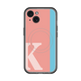 スリムプロテクションプレミアムケース with MagSafe［ オリジナル - initial color line - K pink ］