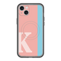 スリムプロテクションプレミアムケース with MagSafe［ オリジナル - initial color line - K pink ］