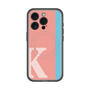 スリムプロテクションプレミアムケース with MagSafe［ オリジナル - initial color line - K pink ］