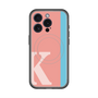 スリムプロテクションプレミアムケース with MagSafe［ オリジナル - initial color line - K pink ］
