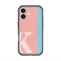 スリムプロテクションプレミアムケース with MagSafe［ オリジナル - initial color line - K pink ］