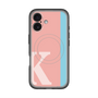 スリムプロテクションプレミアムケース with MagSafe［ オリジナル - initial color line - K pink ］