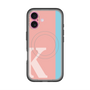 スリムプロテクションプレミアムケース with MagSafe［ オリジナル - initial color line - K pink ］